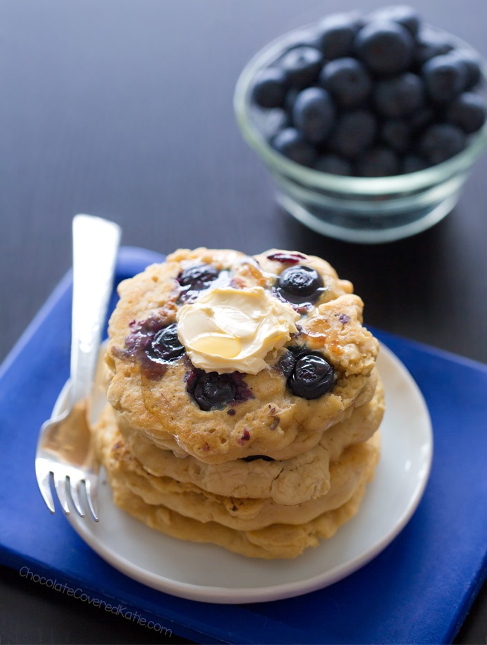 Easy Homemade Vegan Blueberry Pancakes Easy Homemade Vegan Blueberry Pancakes