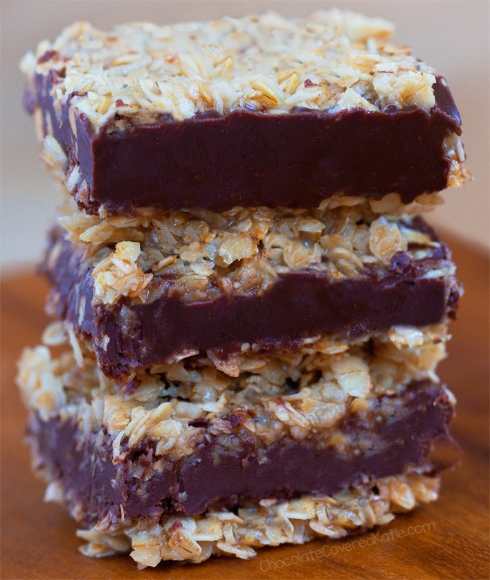 7 Ingredient Easy Chocolate Oatmeal Fudge Bars 7 Ingredient Easy Chocolate Oatmeal Fudge Bars