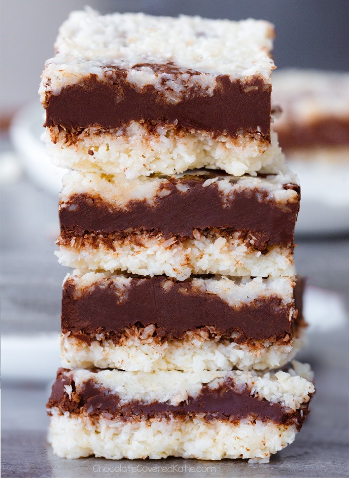 Low Carb Keto Chocolate Coconut Fudge Bars Recipe Low Carb Keto Chocolate Coconut Fudge Bars Recipe