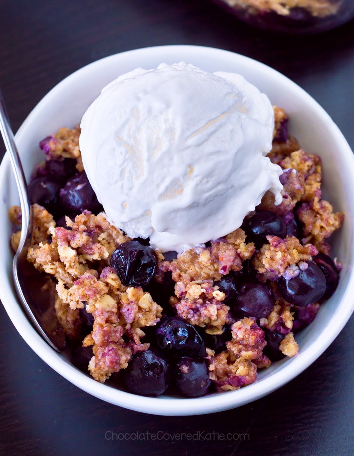 Quick Easy Oatmeal Blueberry Crisp Quick Easy Oatmeal Blueberry Crisp