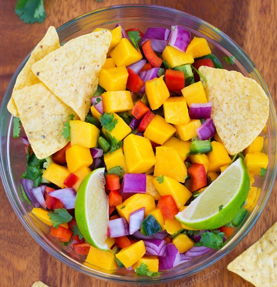 Super Healthy Homemade Mango Salsa Recipe Super Healthy Homemade Mango Salsa Recipe