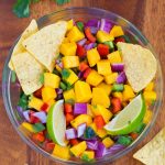Super Healthy Homemade Mango Salsa Recipe