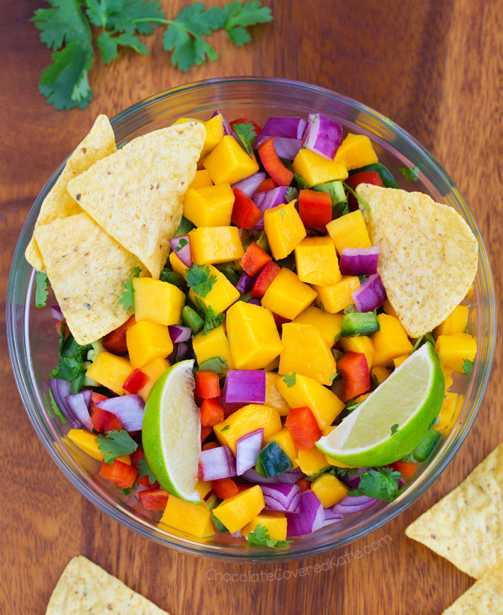 Super Healthy Homemade Mango Salsa Recipe Super Healthy Homemade Mango Salsa Recipe