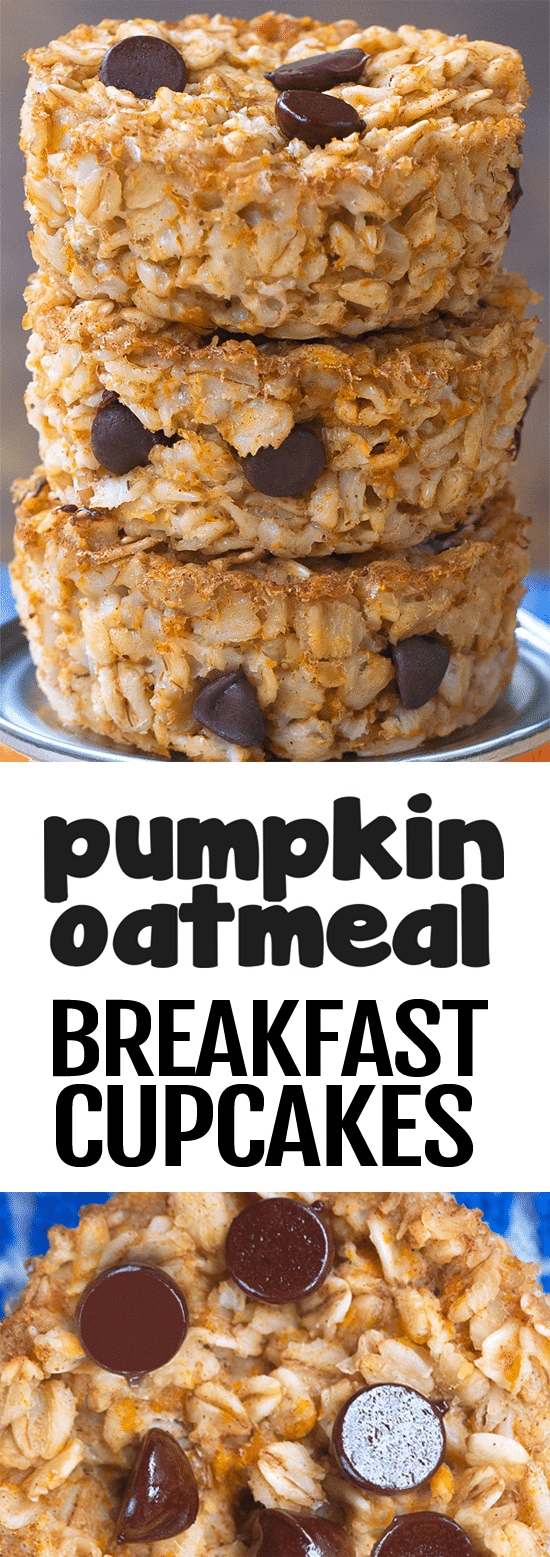 Pumpkin Breakfast Oatmeal Cupcakes Meal Prep Pumpkin Breakfast Oatmeal Cupcakes Meal Prep