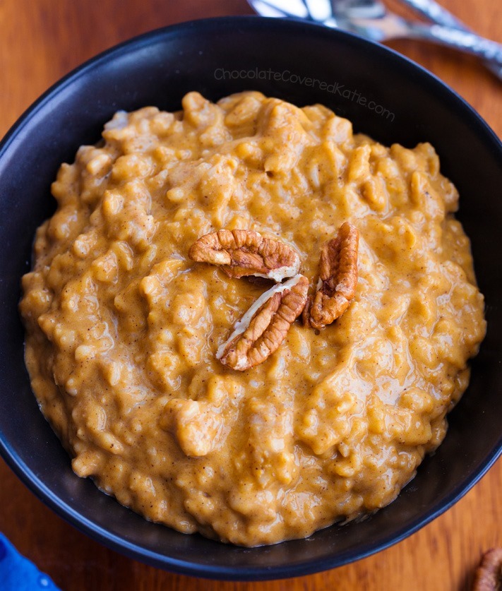 Pumpkin Pie Oatmeal Breakfast Bowls Pumpkin Pie Oatmeal Breakfast Bowls