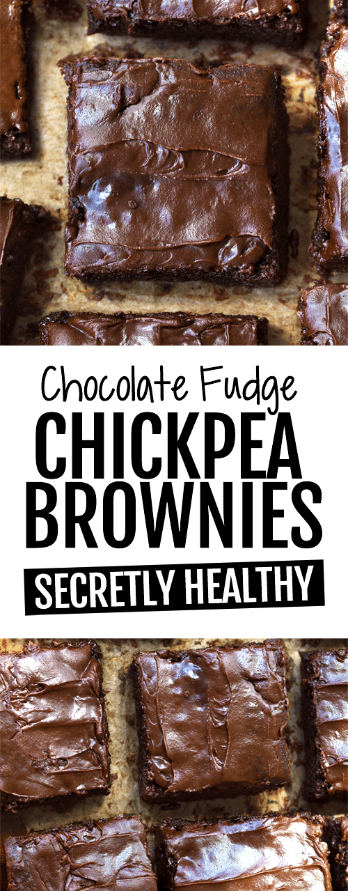 The Best Fudgy Chocolate Chickpea Brownie Recipe The Best Secretly Healthy Chocolate Chickpea Brownie Recipe