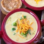 Secretly Healthy Broccoli Cheddar Soup Recipe