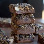 Secretly Healthy Chocolate Monster Fudge Bars