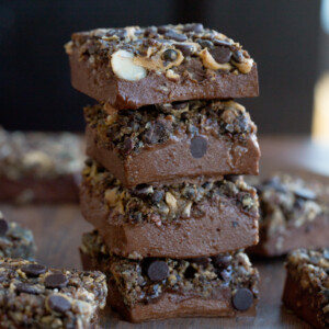 Secretly Healthy Chocolate Monster Fudge Bars