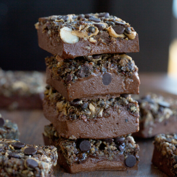 Secretly Healthy Chocolate Monster Fudge Bars