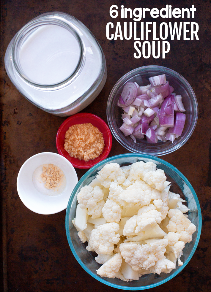 Cauliflower Soup Ingredients Cauliflower Soup Ingredients