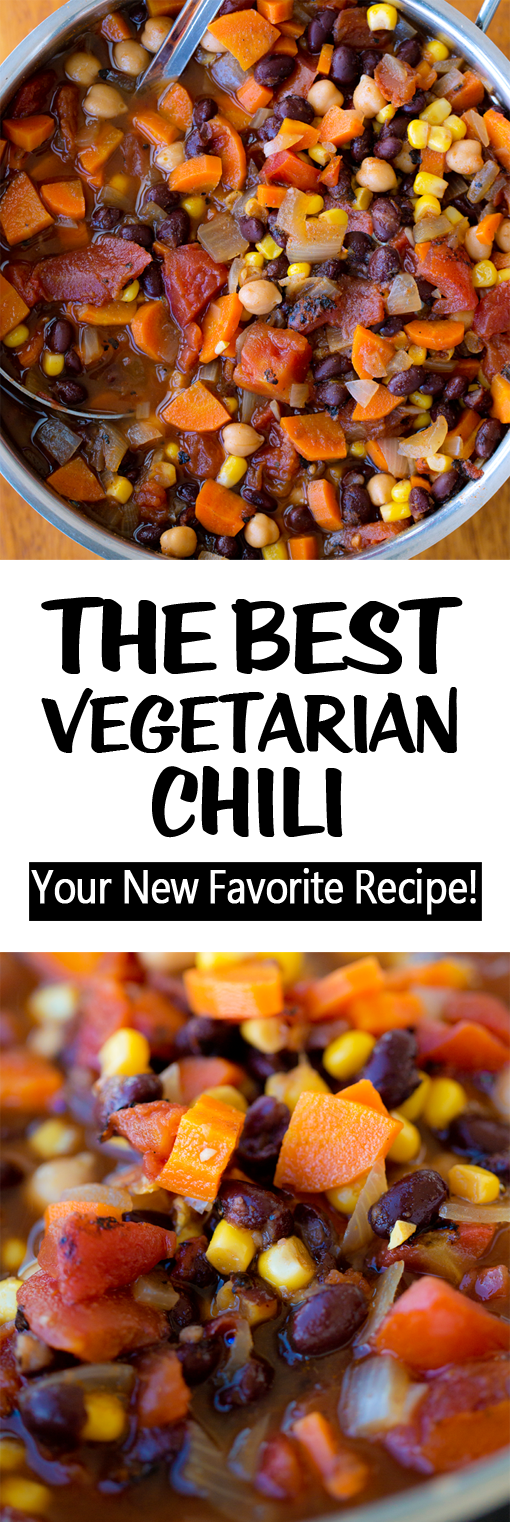 How To Make The Best Easy Vegetarian Chili Recipe How To Make The Best Easy Vegetarian Chili Recipe