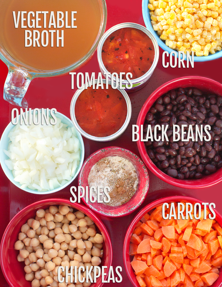 Vegetarian Chili Ingredients Vegetarian Chili Ingredients