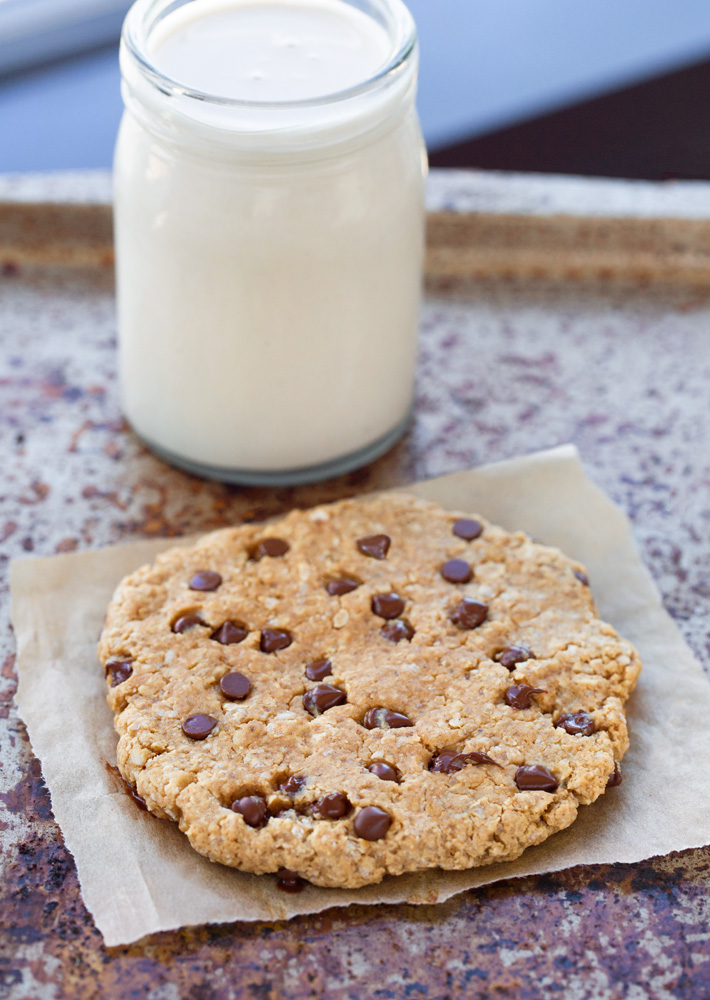 Chocolate Chip Oatmeal Cookie For One Chocolate Chip Oatmeal Cookie For One
