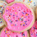 Frosted Vegan Sugar Cookies