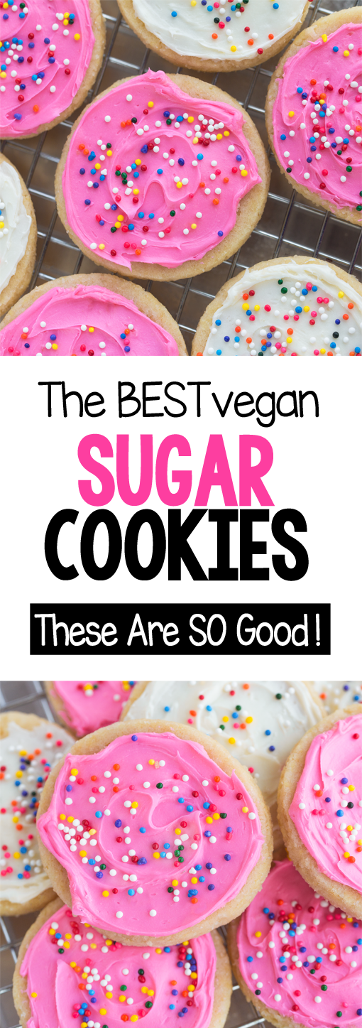 The Best SOFT Vegan Sugar Cookies! The Best SOFT Vegan Sugar Cookies!