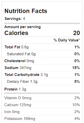Cauliflower Alfredo Calories Nutrition Facts Cauliflower Alfredo Calories Nutrition Facts