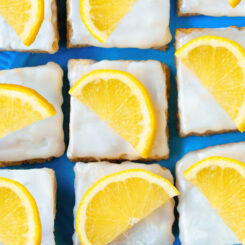 The Best Soft Chewy Lemon Bars