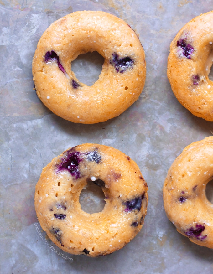 Vegan Blueberry Donuts Vegan Blueberry Donuts