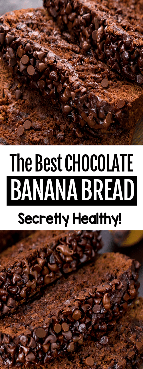 Healthy Chocolate Banana Bread Recipe (The best easy vegan recipe) Healthy Chocolate Banana Bread Recipe (The best easy vegan recipe)