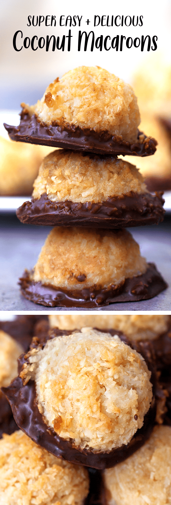 Easy Homemade Coconut Macaroons (Vegan, Paleo, Keto Option) Easy Homemade Coconut Macaroons (Vegan, Paleo, Keto Option)