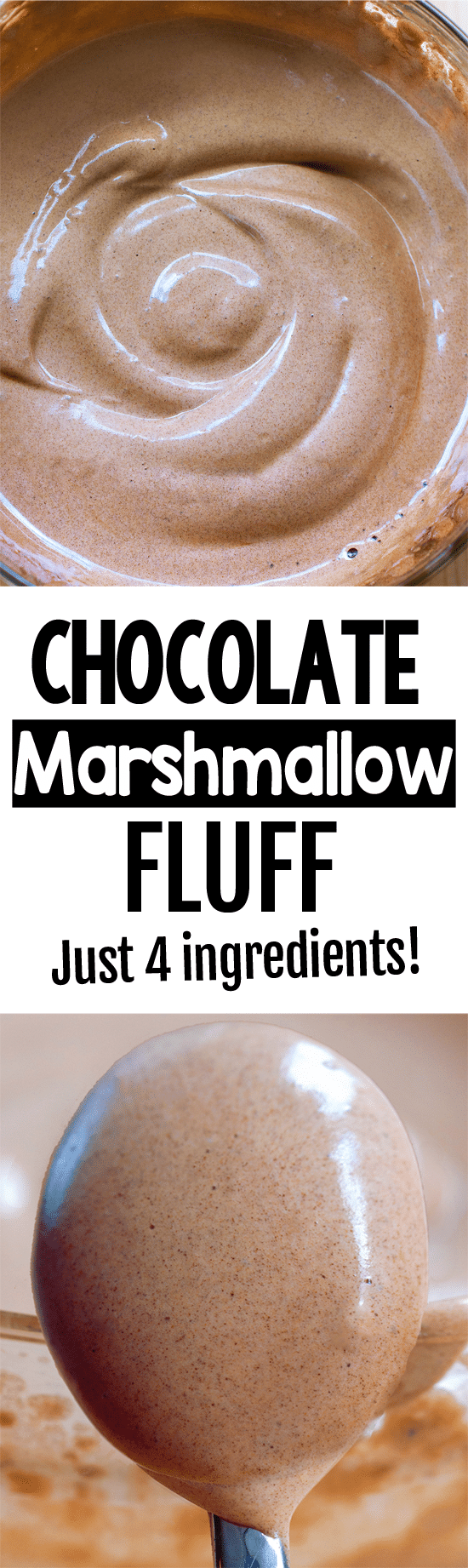 Secretly Healthy Vegan Chocolate Marshmallow Fluff Recipe
