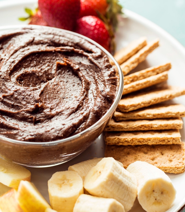 Chocolate Brownie Hummus Dip Chocolate Brownie Hummus Dip