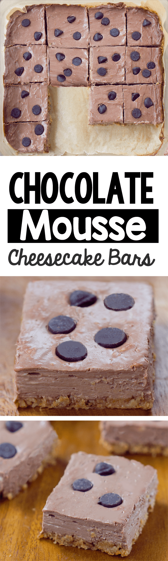 Easy Chocolate Mousse Cheesecake Bars Easy Chocolate Mousse Cheesecake Bars