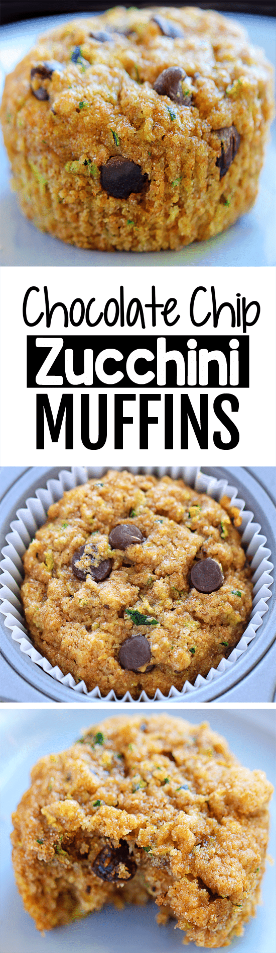 Homemade Healthy Chocolate Chip Zucchini Muffin Recipe Homemade Healthy Chocolate Chip Zucchini Muffin Recipe