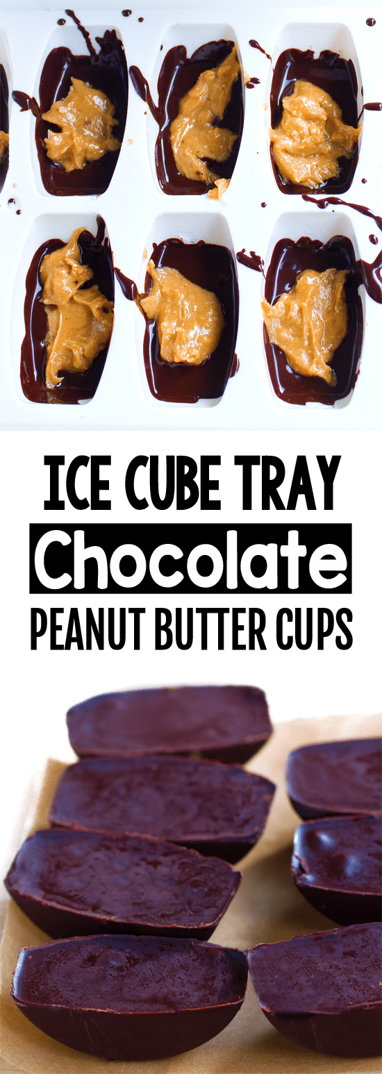 How To Make Chocolate Peanut Butter Cups In An Ice Cube Tray How To Make Chocolate Peanut Butter Cups In An Ice Cube Tray