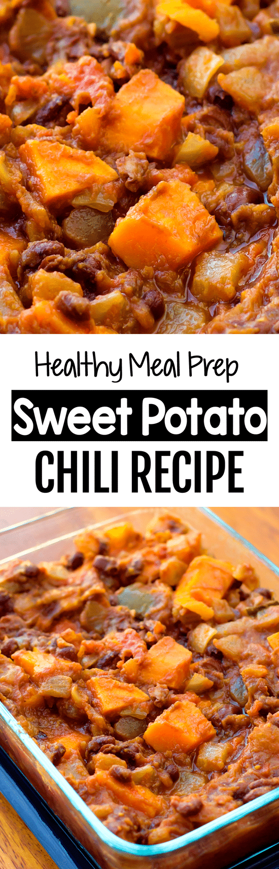 Healthy Meal Prep Sweet Potato Chili Dinner Healthy Meal Prep Sweet Potato Chili Dinner