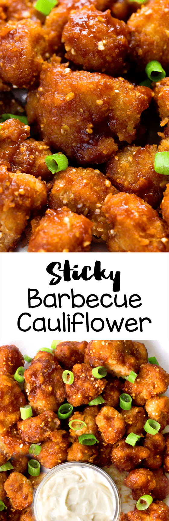 Sticky Barbecue Cauliflower Dinner Recipe Sticky Barbecue Cauliflower Dinner Recipe