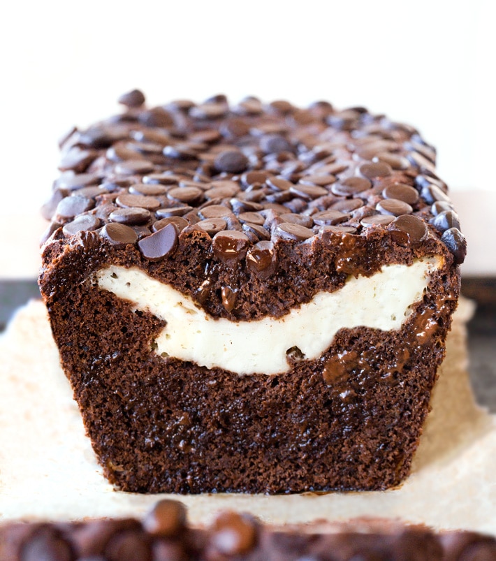 Healthy Chocolate Banana Bread With Cream Cheese Filling Healthy Chocolate Banana Bread With Cream Cheese Filling