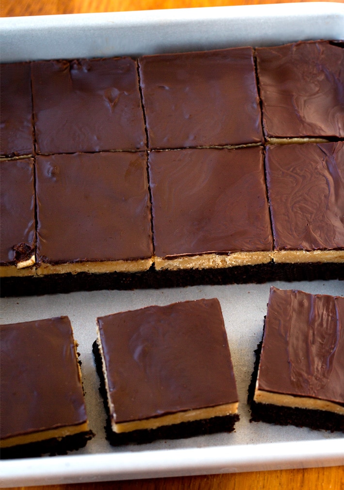 Vegan Chocolate Peanut Butter Brownie Bars Vegan Chocolate Peanut Butter Brownie Bars