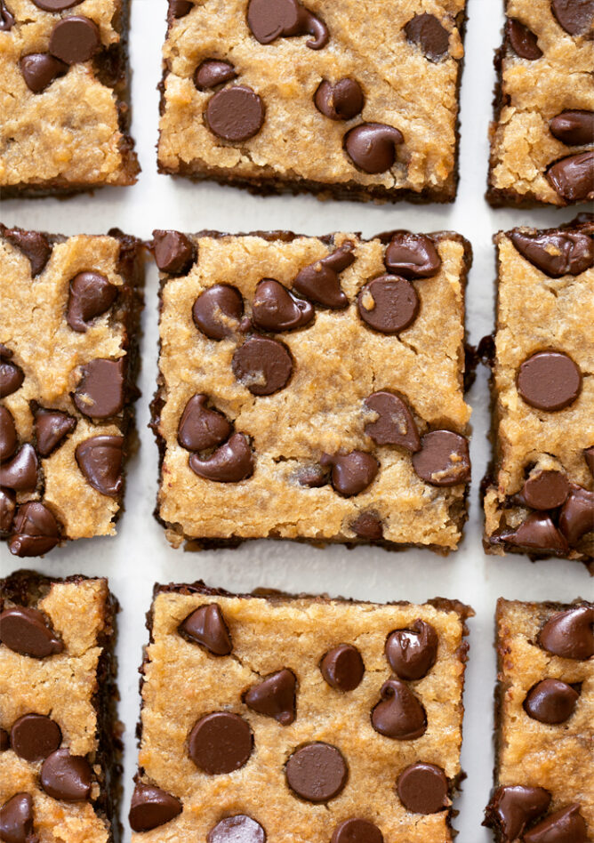 Chocolate Chip Chickpea Blondie Recipe