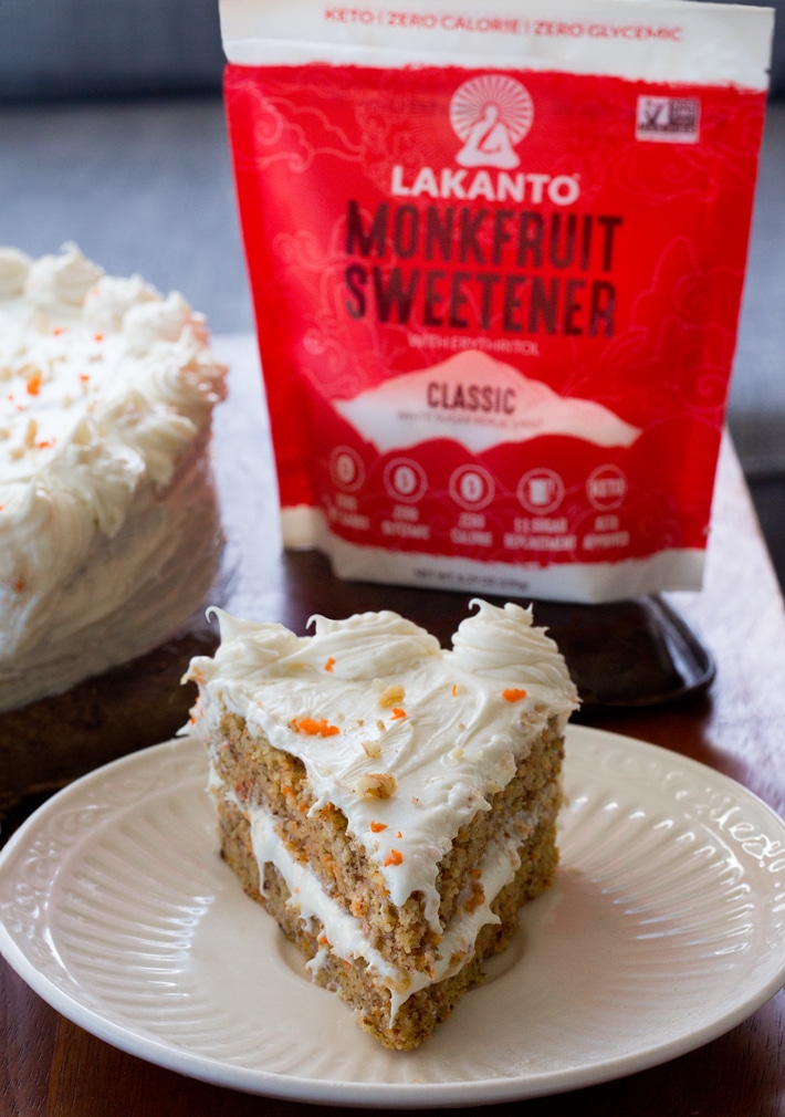 Keto Carrot Cake Recipe With Cream Cheese Frosting And Monk Fruit Keto Carrot Cake Recipe With Cream Cheese Frosting And Monk Fruit