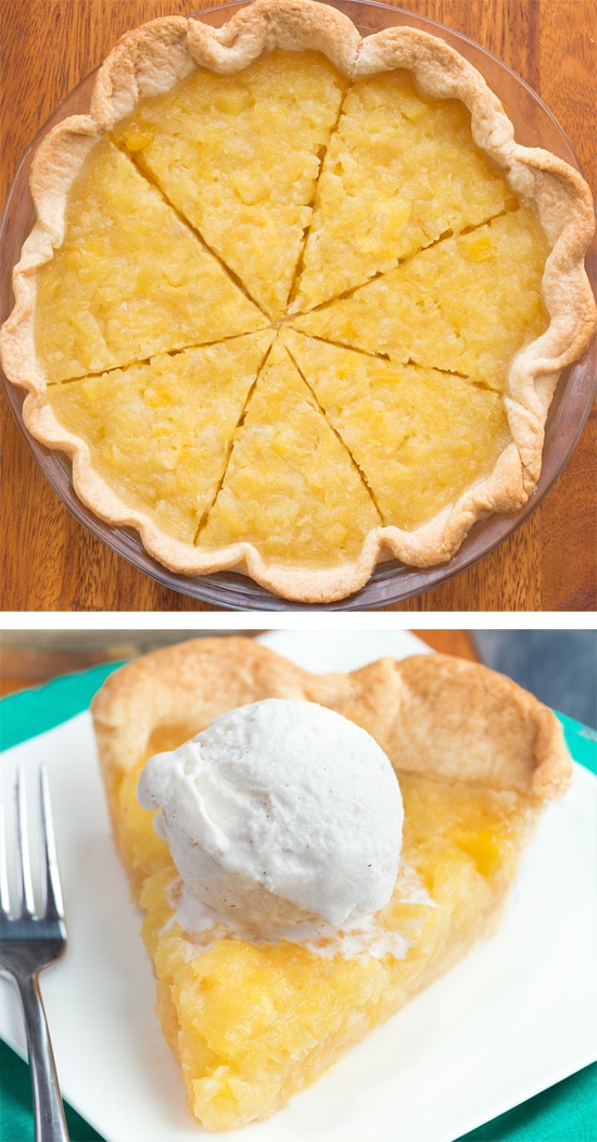Homemade Pineapple Pie Homemade Pineapple Pie