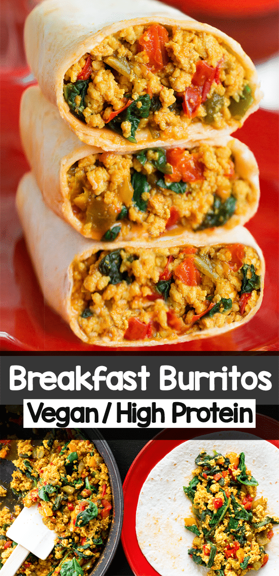 Breakfast Vegan Burritos Breakfast Vegan Burritos