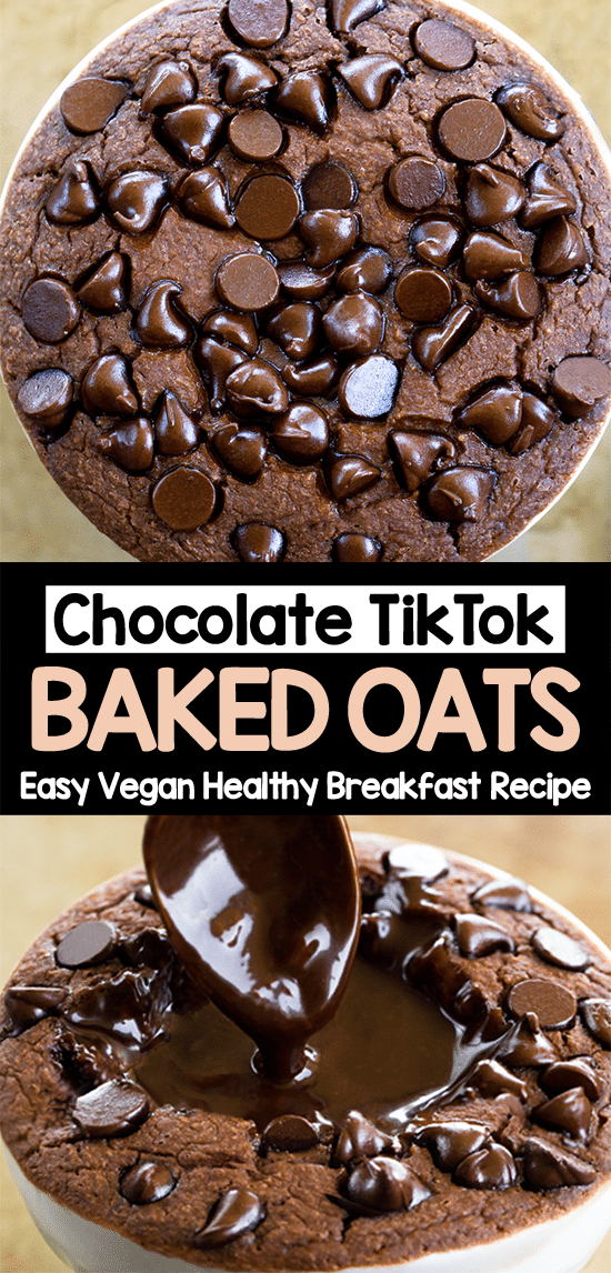 Chocolate TikTok Baked Oatmeal Recipe Chocolate TikTok Baked Oatmeal Recipe
