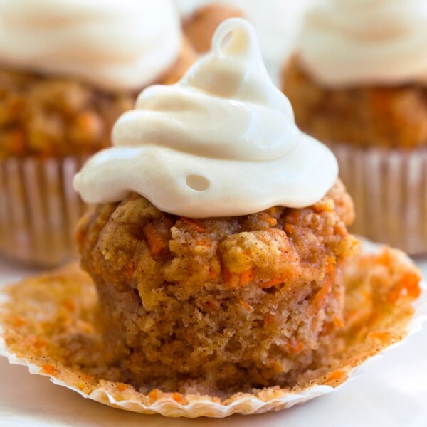 Gluten Free Carrot Cake Cupcake Recipe