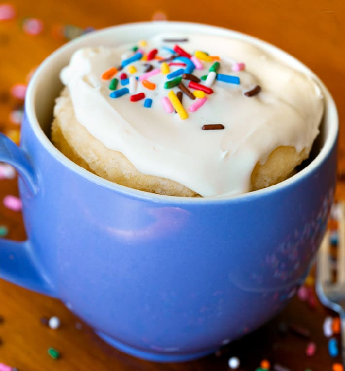 Easy Vanilla Mug Cake Easy Vanilla Mug Cake