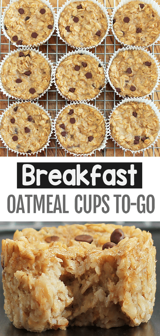 Oatmeal Breakfast Cups To Go Oatmeal Breakfast Cups To Go