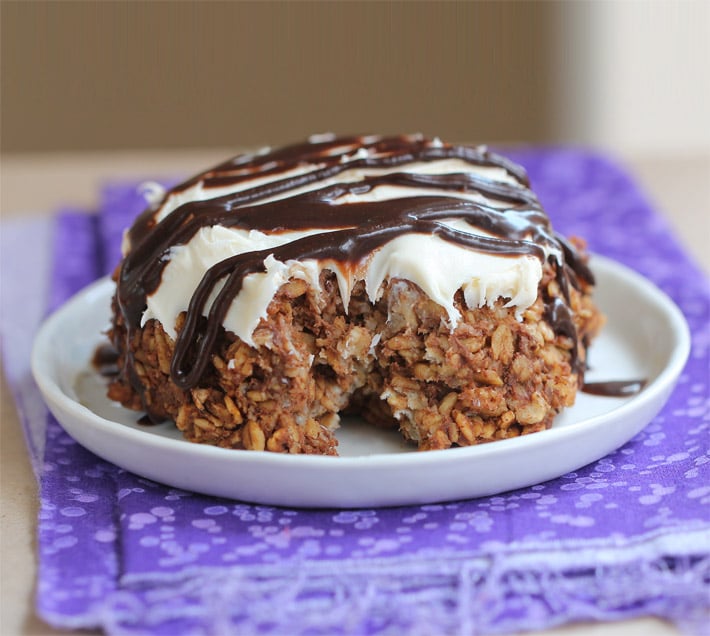 Cheesecake Baked Oatmeal Cake Cheesecake Baked Oatmeal Cake