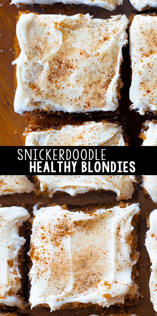 How to make snickerdoodle healthy blondies How to make snickerdoodle healthy blondies