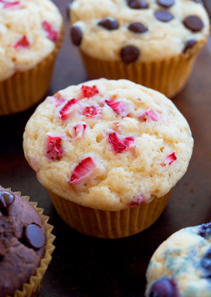Healthy Strawberry Muffins Healthy Strawberry Muffins