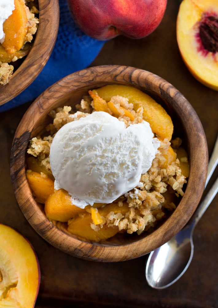 The Best Peach Crisp Recipe The Best Peach Crisp Recipe