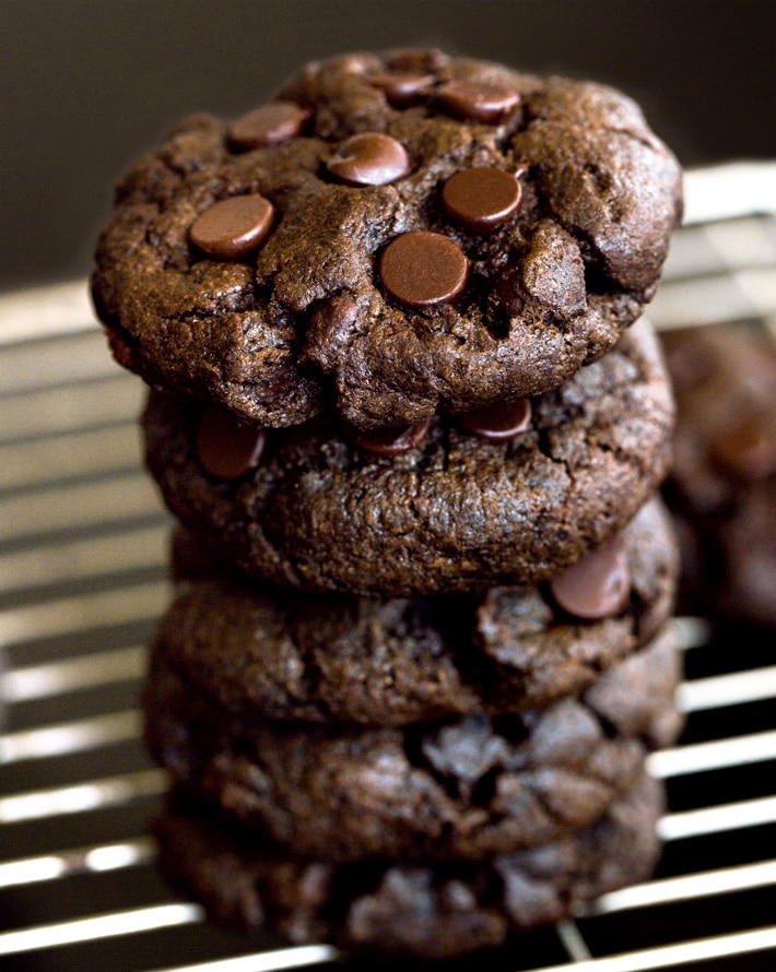 Vegan Double Chocolate Cookies Vegan Double Chocolate Cookies