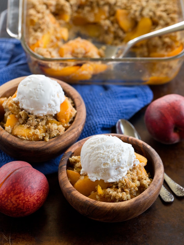Vegan Peach Crisp Recipe Vegan Peach Crisp Recipe