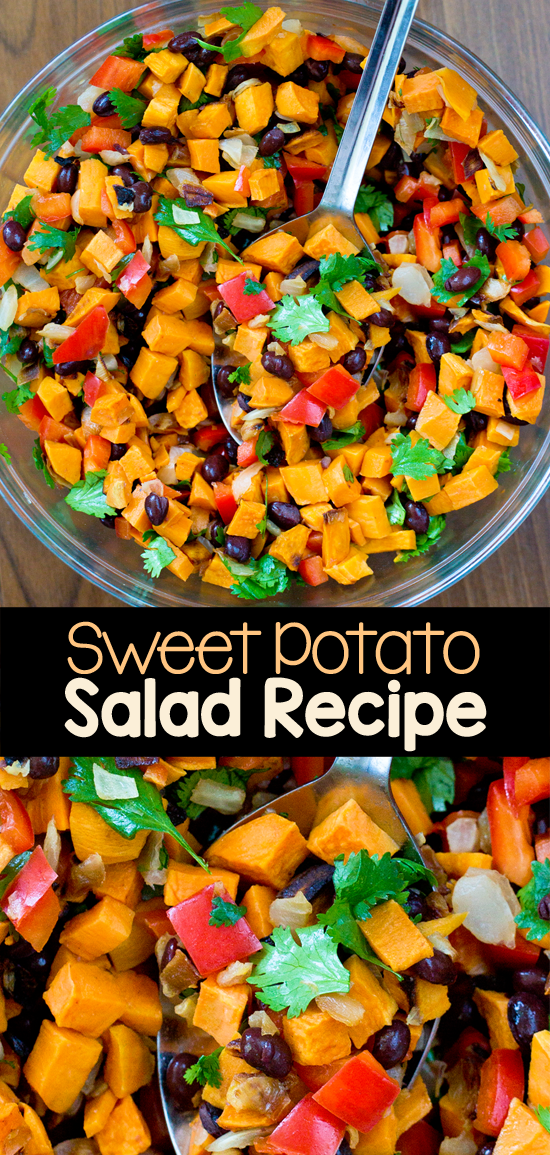Hot or cold sweet potato salad Hot or cold sweet potato salad