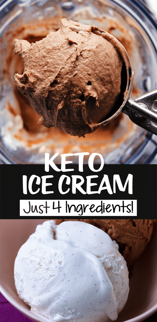 How to Make Keto Ice Cream (Chocolate or Vanilla) How to Make Keto Ice Cream (Chocolate or Vanilla)
